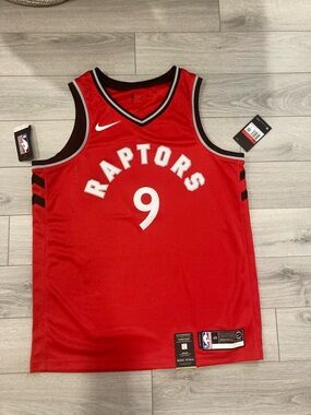 Nike Toronto Raptors Red and Black NBA Dri-FIT Basketball Jersey